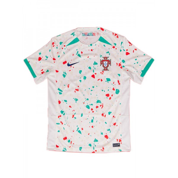Portugal away jersey women's 2023 world cup soccer uniform men's second football kit tops sport shirt